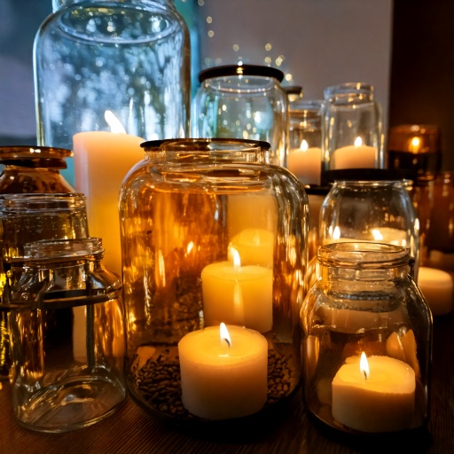 scented Candles Metro Clear Large
