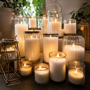 scented Candles Metro White Large